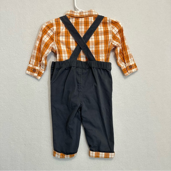 Tommy Bahama Baby Boy Matching Set Outfit Onesie Overalls Size 3-6 months - Picture 2 of 6